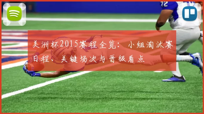 美洲杯2015赛程全览：小组淘汰赛日程、关键场次与晋级看点